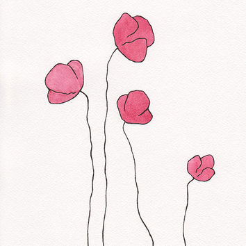 354x354 Minimalist Nude Line Drawing. Womans From Roots Art