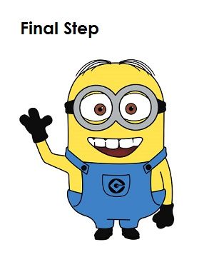300x388 How To Draw A Minion Step 20 Drawing Diy Drawings