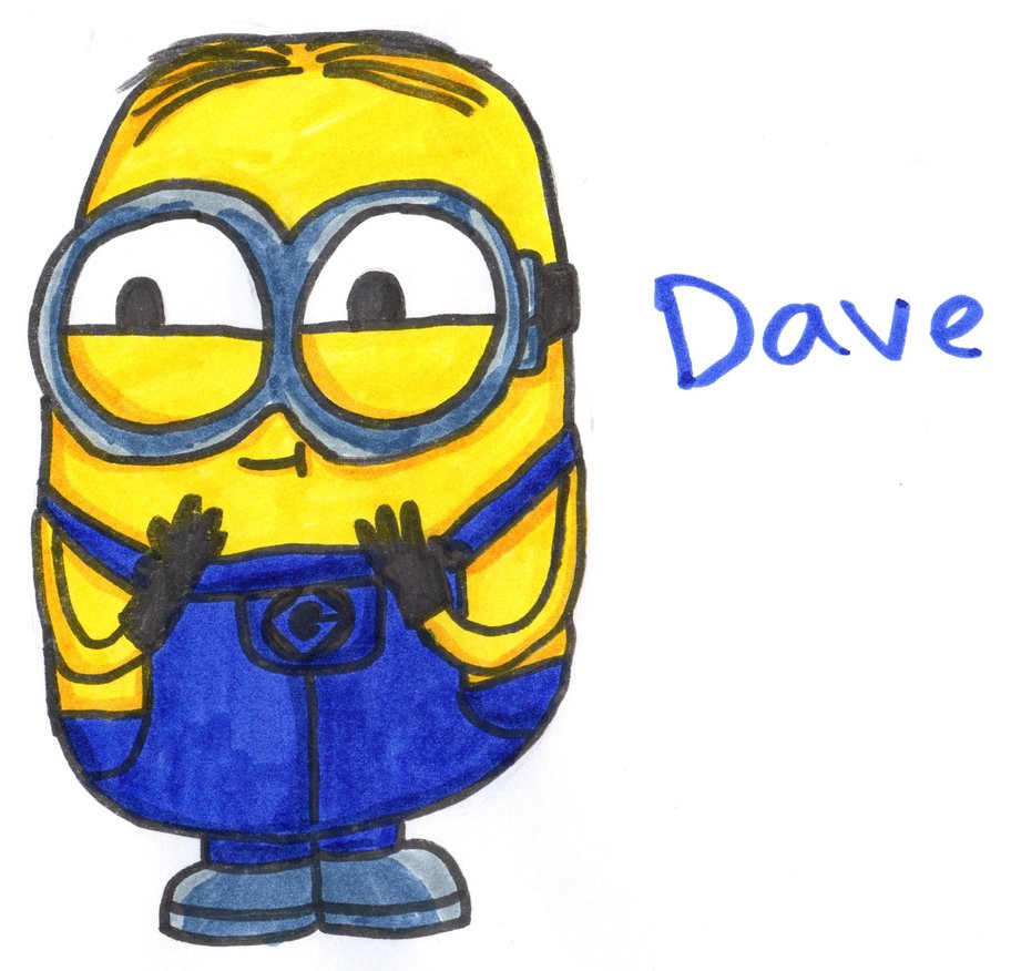912x876 Minion Dave By Youcandrawit