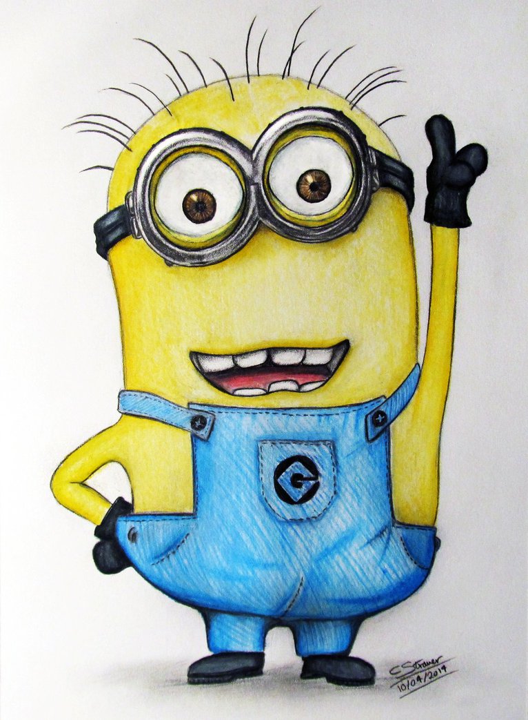 766x1043 Minion Fan Art Drawing (Despicable Me) By Lethalchris