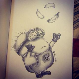 320x320 Minions Drawing