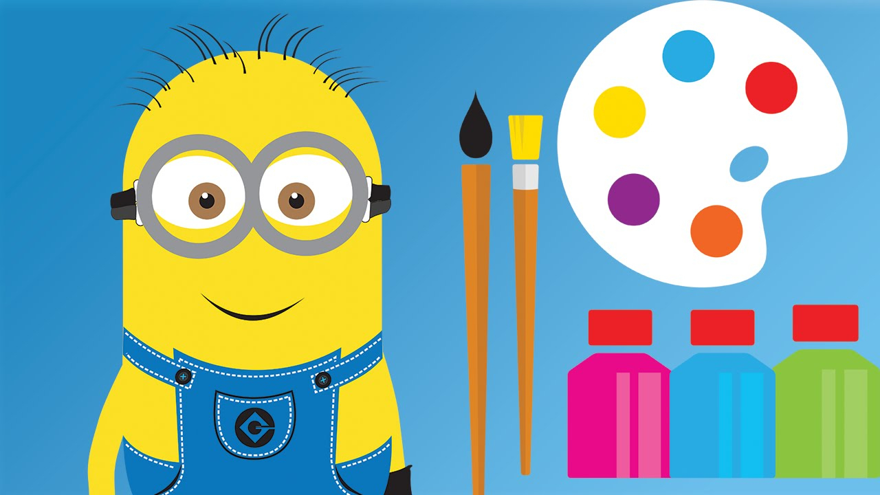 1280x720 Drawing For Nursery Kids Minions Cartoon Characters Drawing Baby
