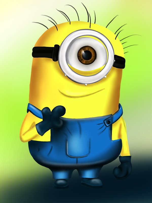 600x800 Learn How To Draw Stuart From Minions (Minions) Step By Step