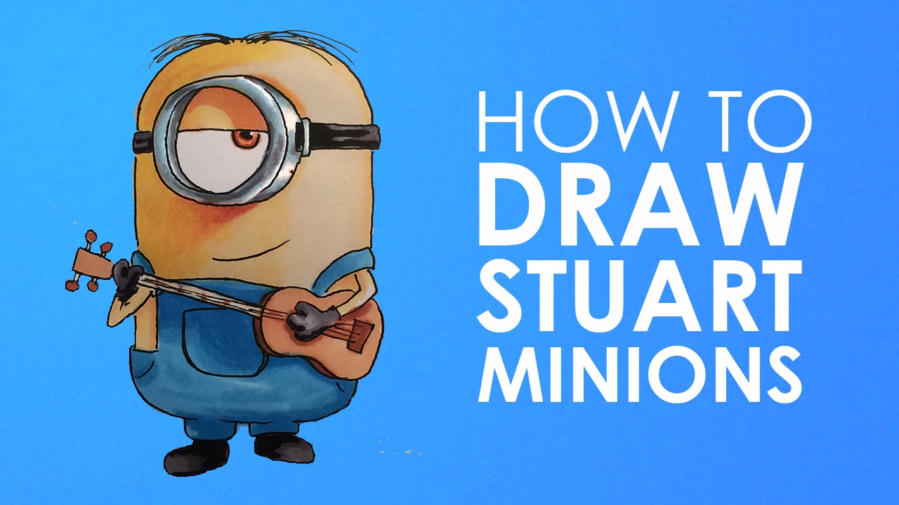 1280x720 How To Draw Sutart Minion From Minions Easy Step By Step Video