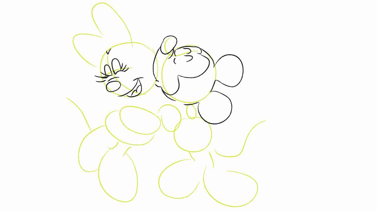 1280x720 How To Draw Mickey Mouse And Minnie Mouse