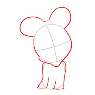 302x302 How To Draw How To Draw Baby Minnie Mouse