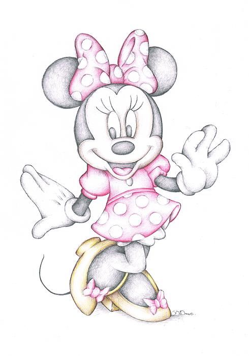 Minnie Mouse Cartoon Drawing at GetDrawings | Free download