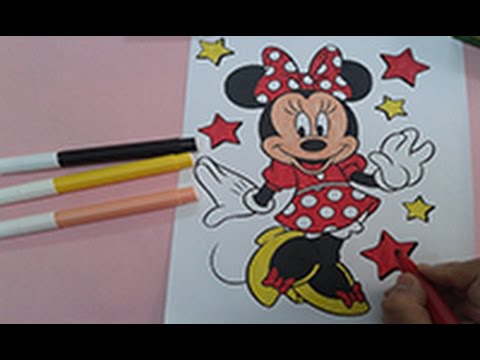 480x360 Arts For Kids How To Color Minnie Mouse, Disney Coloring Pages