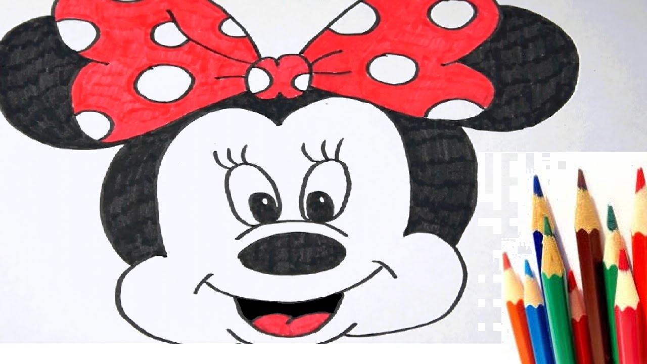 1280x720 Minnie Mouse Drawing Lesson