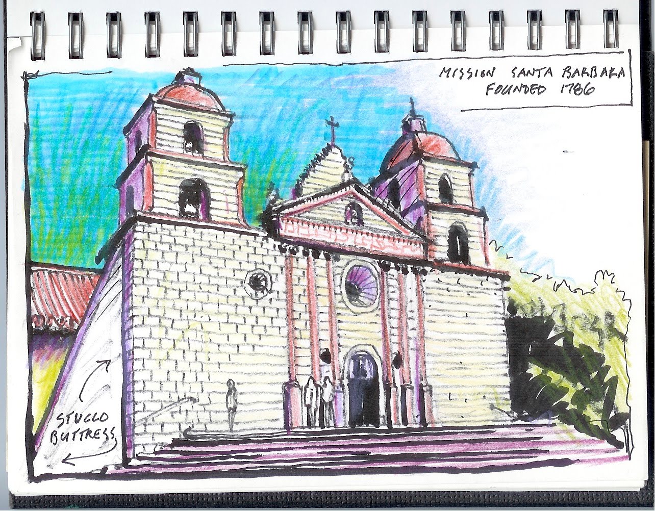 1284x1002 Drawing (On) The World Mission Santa Barbara
