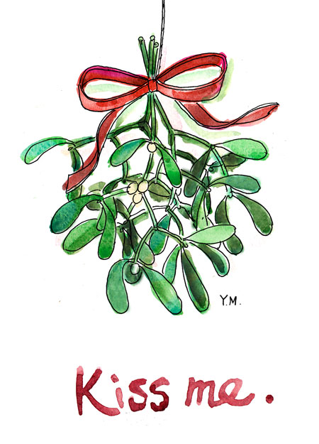 450x625 Illustrator In Paris Mistletoe