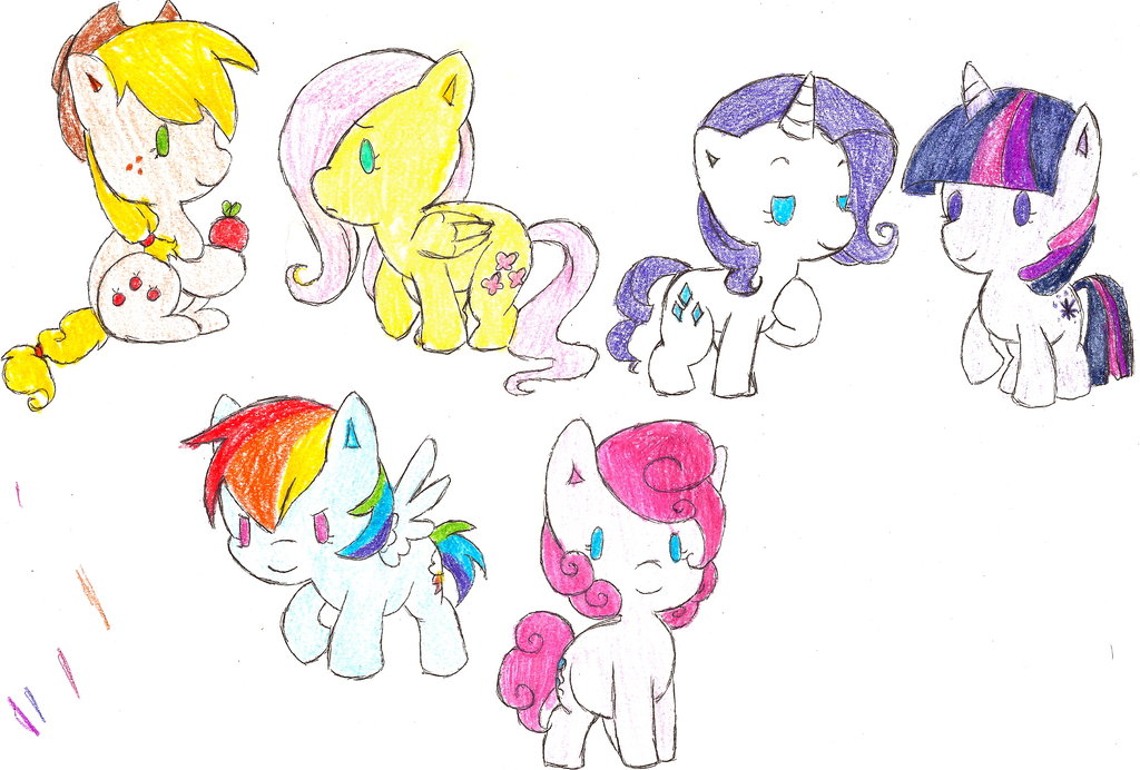 1024x692 Chibi Mlp Drawings By Cookietime88