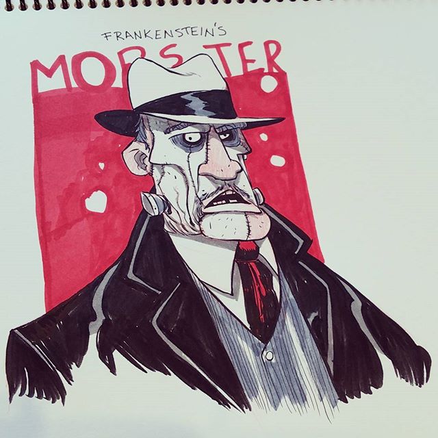 640x640 Frankenstein's 2dbean Art Character Design Brettbean