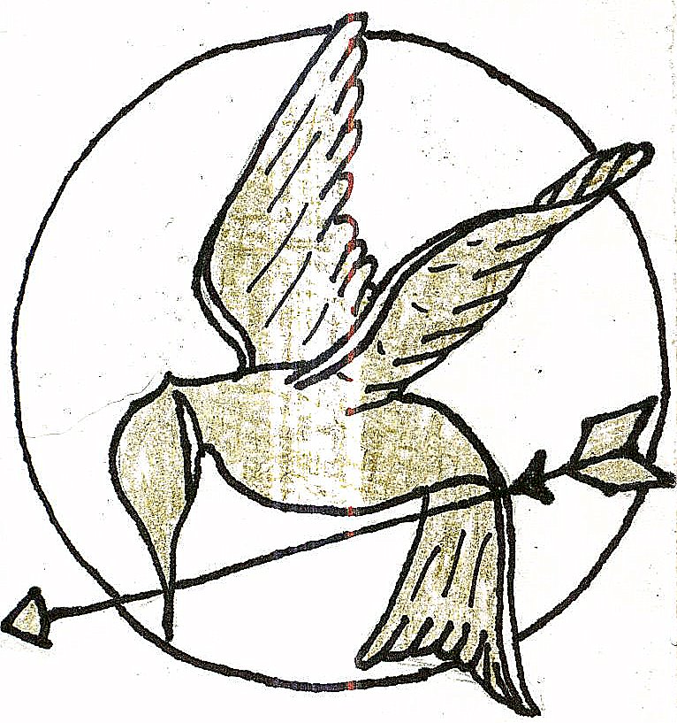 766x817 Mockingjay Pin Drawing By Germanyitaly