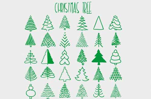 500x329 Sketched Cap Trim Sketches, Christmas Tree