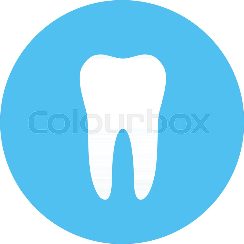 800x800 White Molar Tooth Poster Template. Graphic Design Element