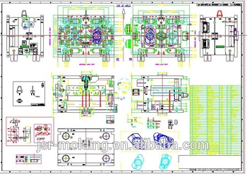 350x247 2d Drawing And 3d Mould Design Of Plastic Injection Mold