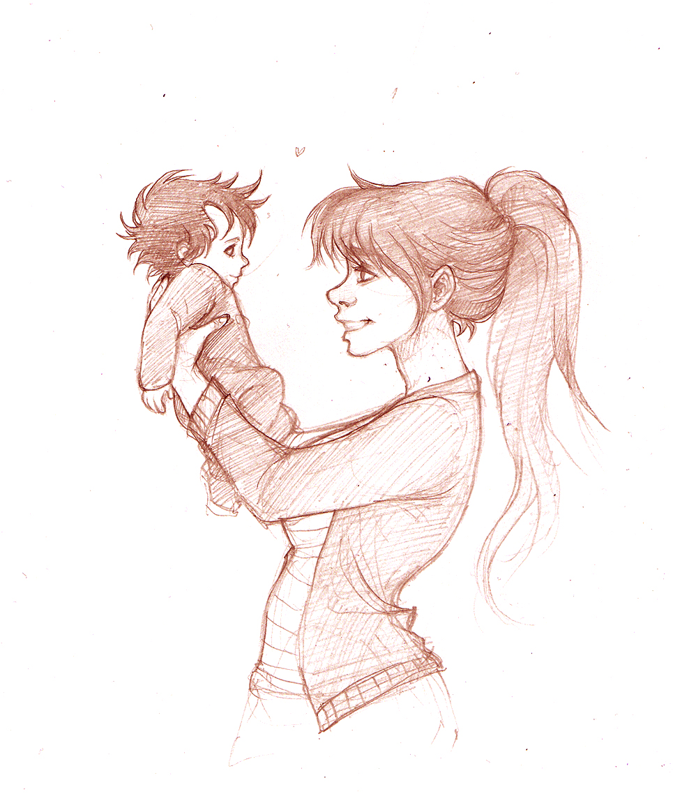 965x1138 Lily And Baby Harry By Duck