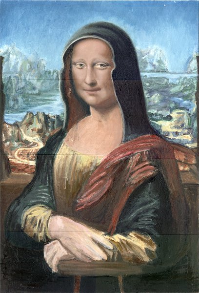 408x600 Wip Mona Lisa In Homage To Leonardo Da Vinci [Archive]