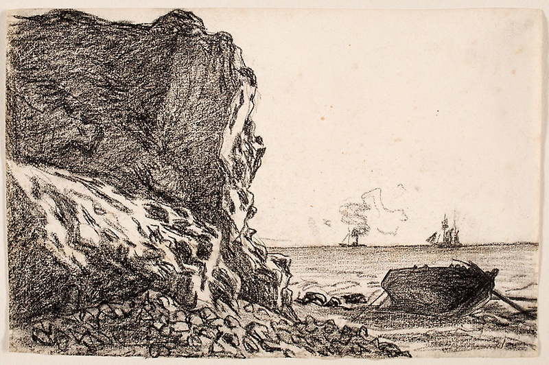 800x532 Cliffs And Sea, Sainte Adresse The Art Institute Of Chicago