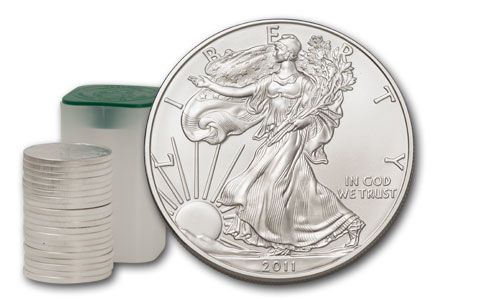 480x300 2012 1 Dollar Silver Eagle Bu Roll