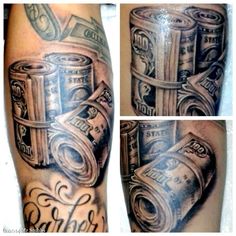 236x236 Money Tattoos Money Tattoo, Tattoo And Tatting