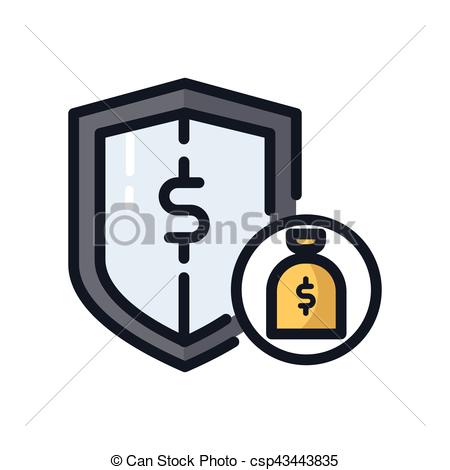 450x470 Money Protection Icon Color Vectors