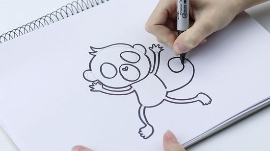 550x309 3 Ways To Draw A Monkey