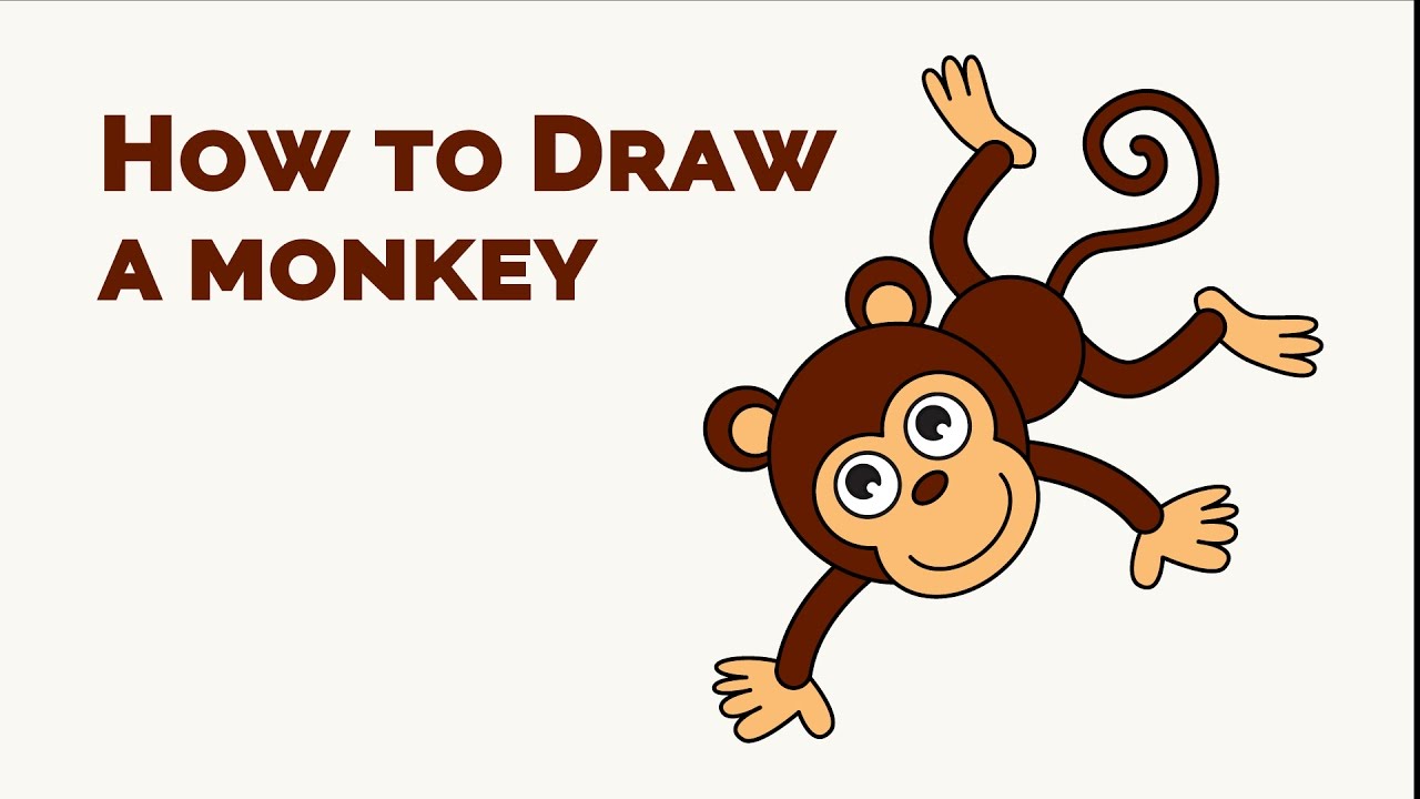 1280x720 Learn To Draw A Monkey