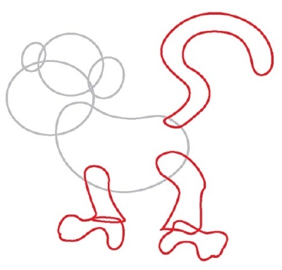 400x383 2. Add A Tail And Legs