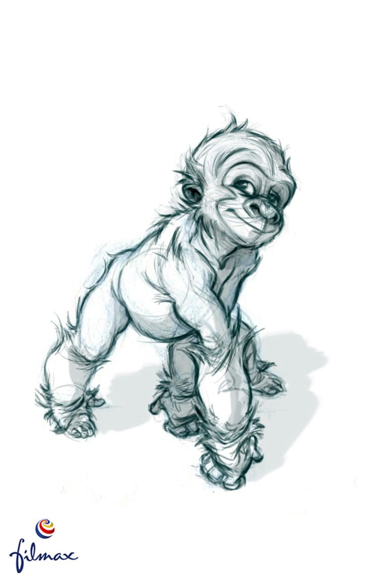 736x1148 Best Pencil Drawing About Tarzan Best Monkey Drawing Ideas