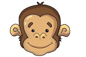 300x200 How To Draw A Monkey Face