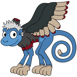 250x250 Wizard Of Oz Flying Monkey Drawing Lesson