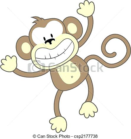 443x470 Easy Cartoon Monkey Smiling Monkey Vector Simple Cartoon Monkey