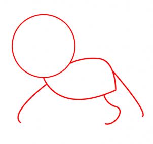 302x284 How To Draw How To Draw A Monkey For Kids