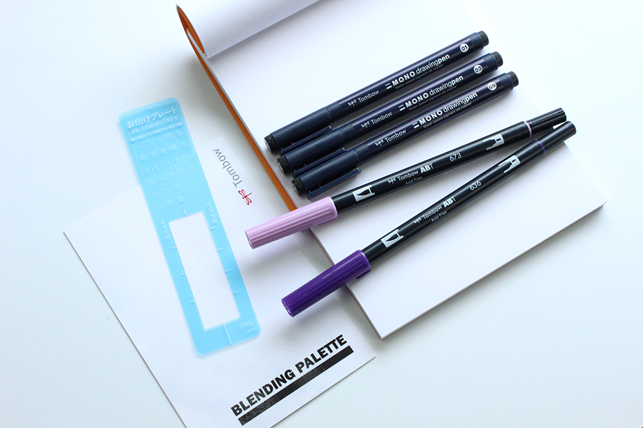 900x600 Fun Lettering Patterns With The New Tombow Mono Drawing Pens