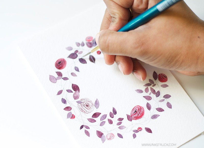 800x579 Floral Monogram Illustration Tutorial How To Make A Drawing