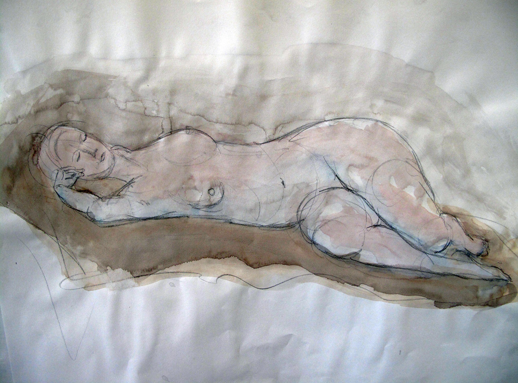 1037x768 Live Model Drawing By Rainy Season