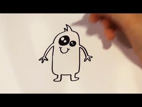 480x360 How To Draw A Cartoon Monster