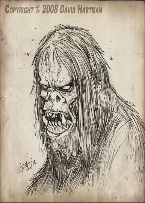 484x675 Monster Drawing 2 By Hartman By Sideshowmonkey