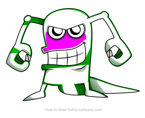 498x406 Monster Drawing (Sketching + Vector)