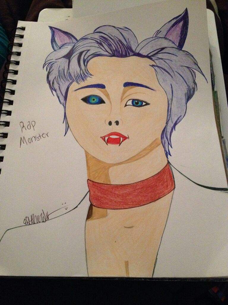 768x1024 Rap Monster Drawing Army's Amino