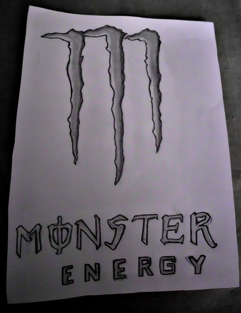 784x1018 Monster Energy Drawing By Thecoolcosplayer22