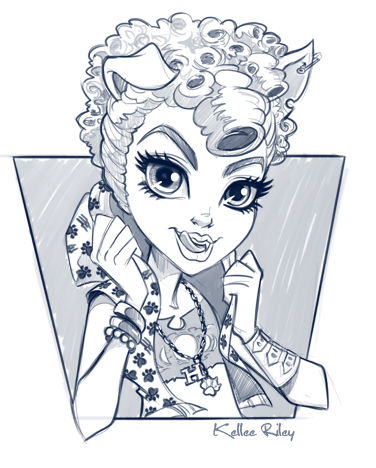 376x468 Monster High Drawing Hair Kiddypicts