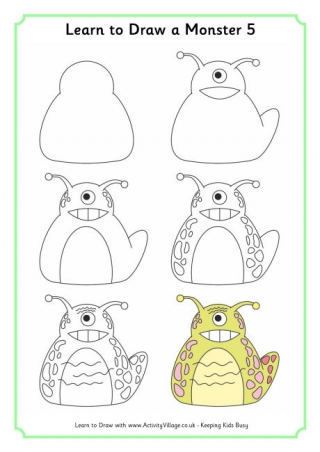 320x452 Learn To Draw A Monster 5 460.