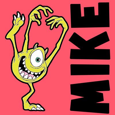 400x400 How To Draw Mike From Monsters Inc. With Easy Step By Step Drawing