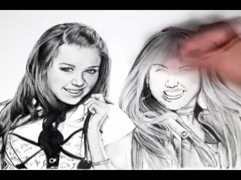 480x360 Miley Cyrus Hannah Montana Drawing