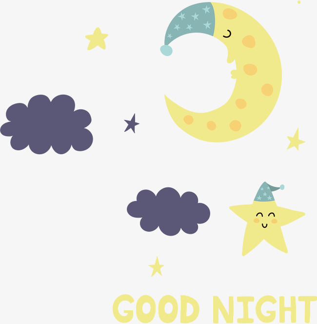 650x664 Star And Moon Vector, Star Moon, Cartoon Hand Drawing, Decorative