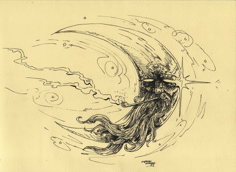 800x582 Old Man In The Moon By Samurai30