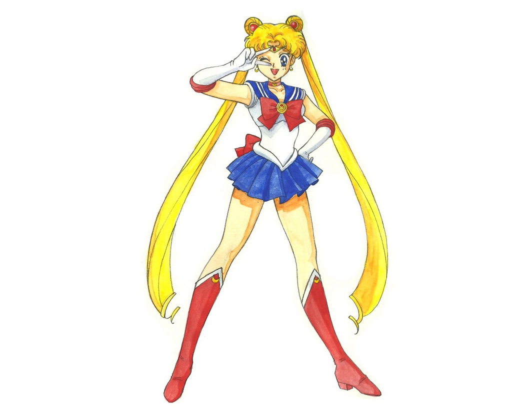 1060x837 How To Draw Sailor Moon 6 Steps (With Pictures)